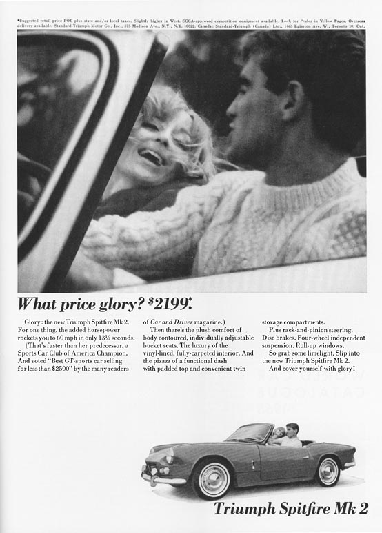 Vintage 1972 Triumph GT-6 Print Ad