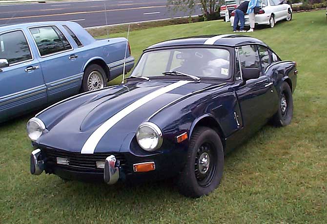 Triumph Spitfire Side Top Stripes and other Color Schemes